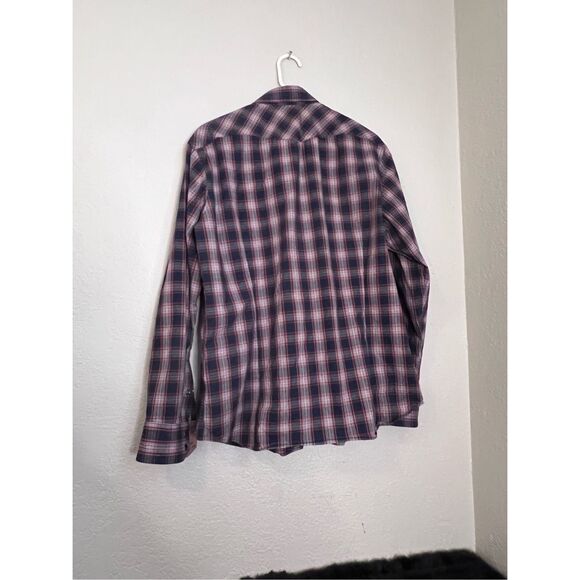 Banana Republic Mens Western Style Pearl Snap Button up L - Picture 3 of 3